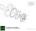 PMC Adapter kit Mercedes-Benz M112 M113 - BMW M57 / E46 S54 M3 - 240mm / 9.45"