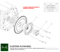 PMC Adapter kit Mercedes-Benz M113 - BMW M57 / E46 S54 M3 - 184mm / 7.25"