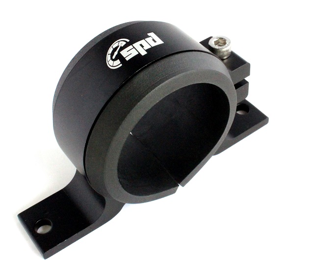 SPD single fuel pump mount 50/60mm black