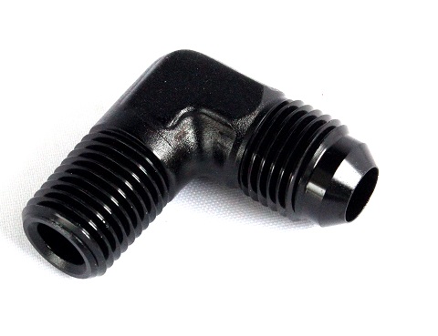 AN4 - 3/8" NPT Adapter forged 90 °