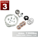 PMC RACE STAGE 3 Nissan RB - Nissan 350Z Z33 370Z Z34 - 184mm / 7.25" (P)