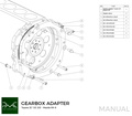 PMC Adapter Kit Toyota JZ - Mazda RX-7 FD - 240mm / 9.45"