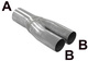 Y-pipe 89x76 Stainless