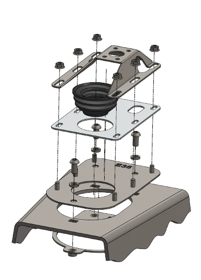 Mounting bracket BMW E46 (Standard)