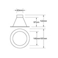 Inlet 63mm Black