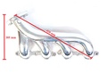 Headers LS Cast, Coated (Rear)