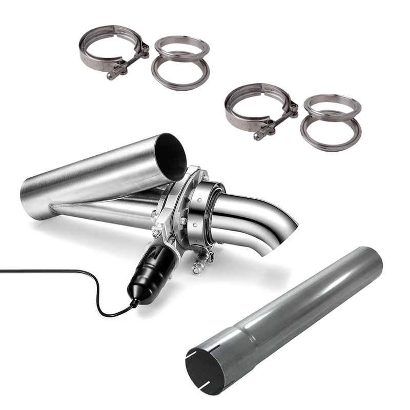 Exhaust cutout valve 3" (76mm) - KIT