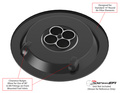 Air cleaner Drop base plate Black