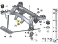 IRP Differential bushings Aluminum BMW E8X, E9X M1, M3