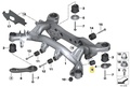 IRP Rear Subframe Aluminium Bushings BMW E8x, E9x, F87 M2, F80 M3, F82 M4