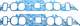 Intake gasket kit Chevrolet 396-454 Oval port