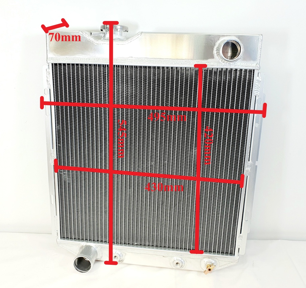 Radiator Ford Mustang 64-66, Falcon 60-65