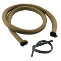 Titanium braided heat protection sleeve