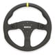 Sparco R350B Steering wheel Leather, With buttons