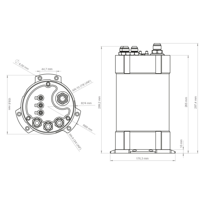 NUKE Fuel Catch tank 3.0L - Walbro GST 450 / 520