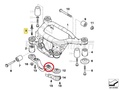 Rear floor strength plate BMW E46