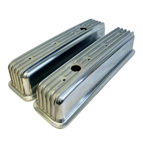 Valve covers RIB Small Block Chevy SBC 86-