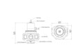 Turbosmart Fuel pressure regulator AN10/AN8 Pro Black