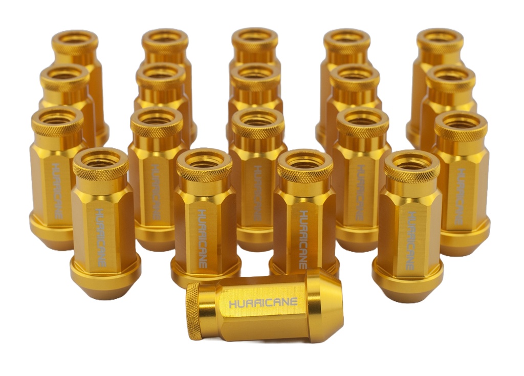 Wheel Nut Aluminum Gold M12x1,25 (39mm)
