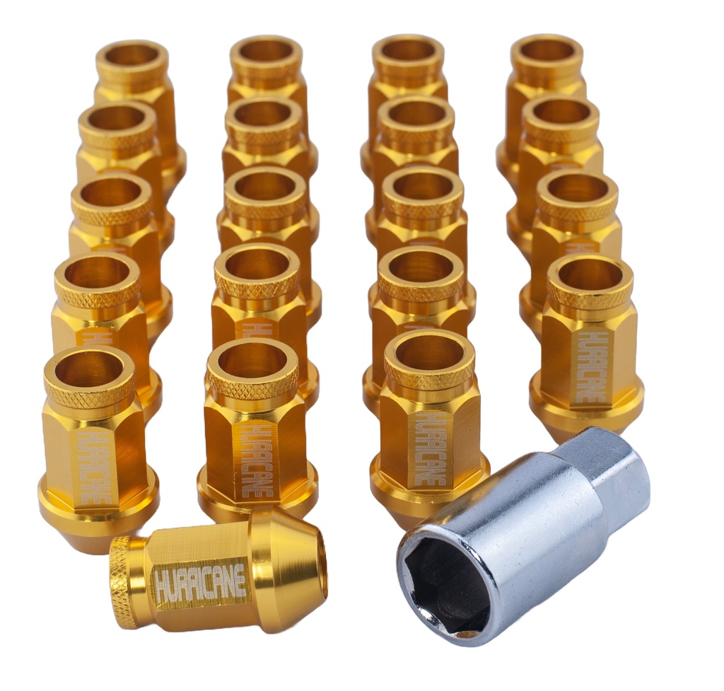 Wheel Nut Aluminum Gold M12x1,5 (39mm)