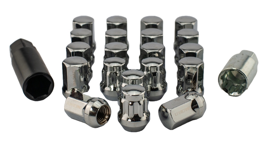 Wheel Nut Kit Steel Silver M12x1.5 (32mm)
