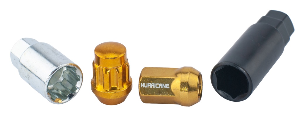 Wheel Nut Steel Gold M12x1,5 (32mm)