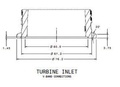 Hurricane V-band Inlet 3"