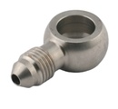 Banjo straight short AN3 (10mm) Stainless Steel