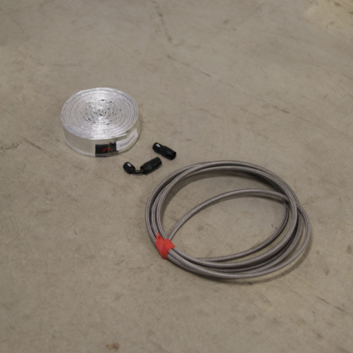 Oil in Kit Turbo 1 x Straight + 1 x 90 Degree AN4 + Alu Heat Shield