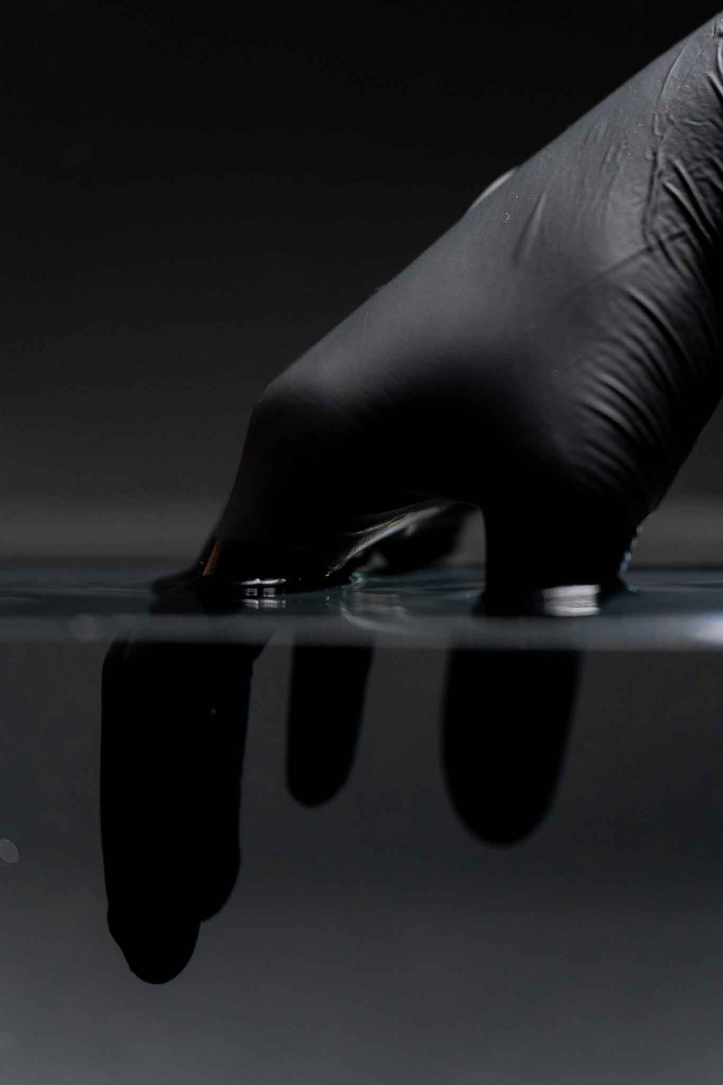 Assembly gloves / Work gloves black (medium)