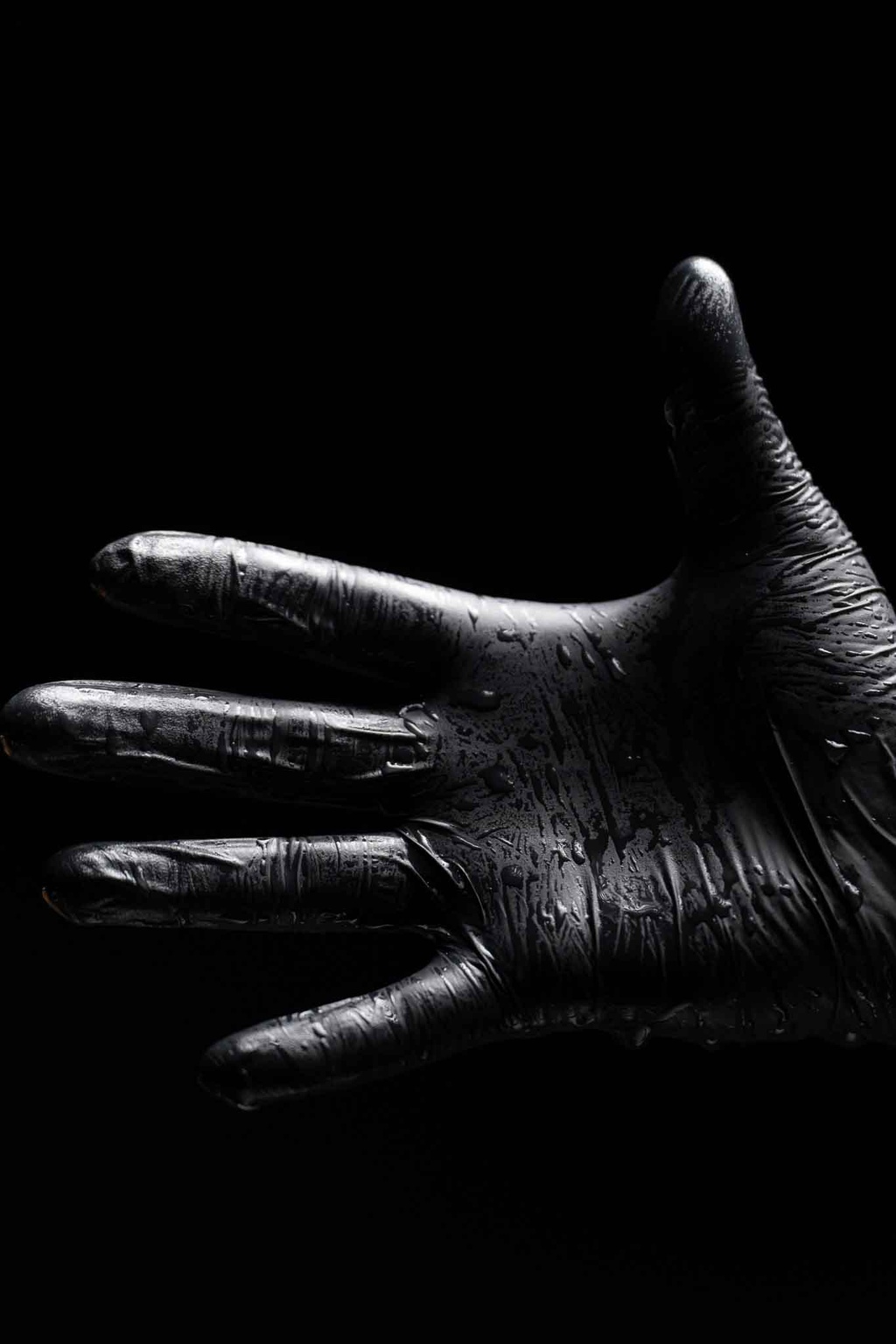 Assembly gloves / Work gloves black (large)