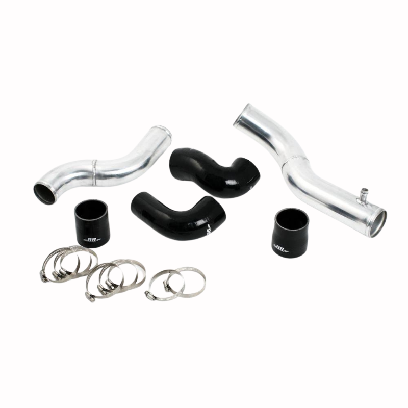 Volvo 7/940 Turbo Top connection pipe kit, black hoses, standard throttle body