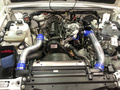 Volvo 7/940 Turbo Top connection pipe kit, red hoses, 3'' throttle body