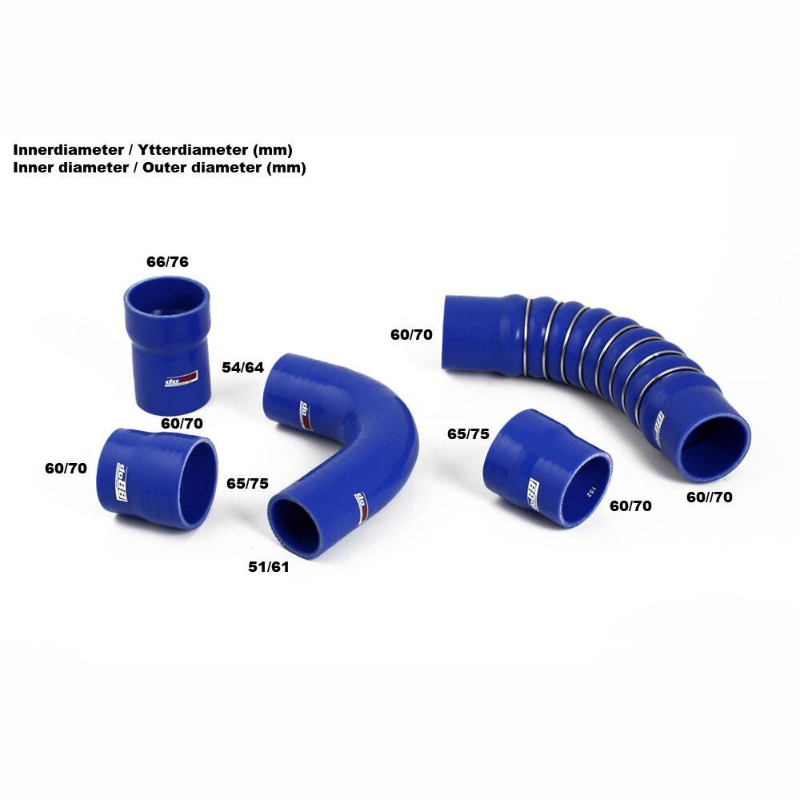 Volvo 240 Turbo B21FT Pressure Hoses Blue