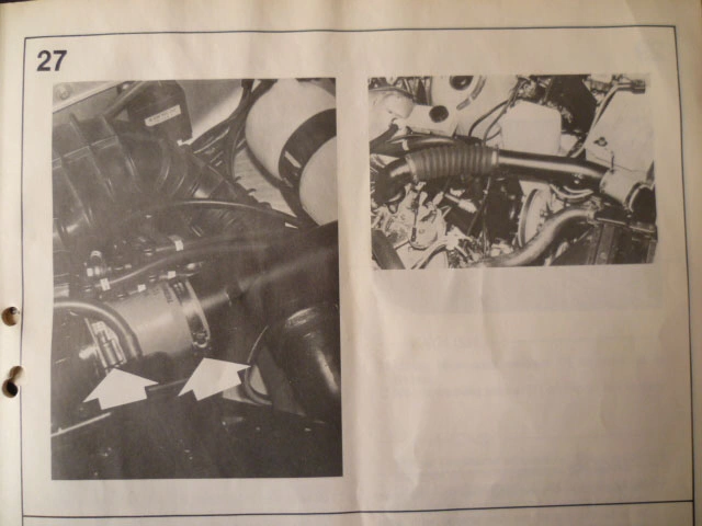Volvo 240 Turbo B21FT Pressure Hoses Blue