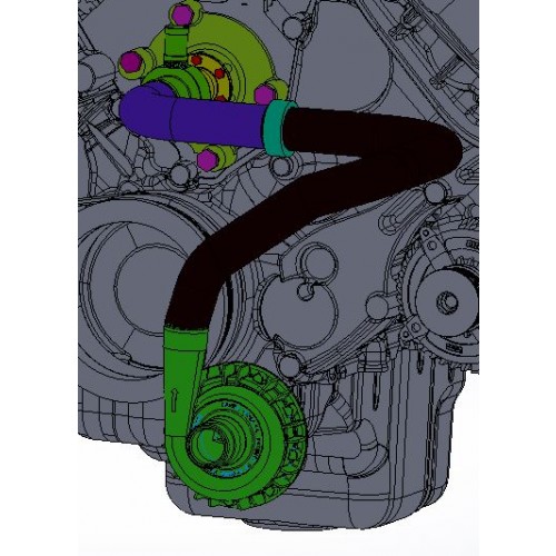 Davies Craig Ford Coyote Water Pump Delete adapter Kit