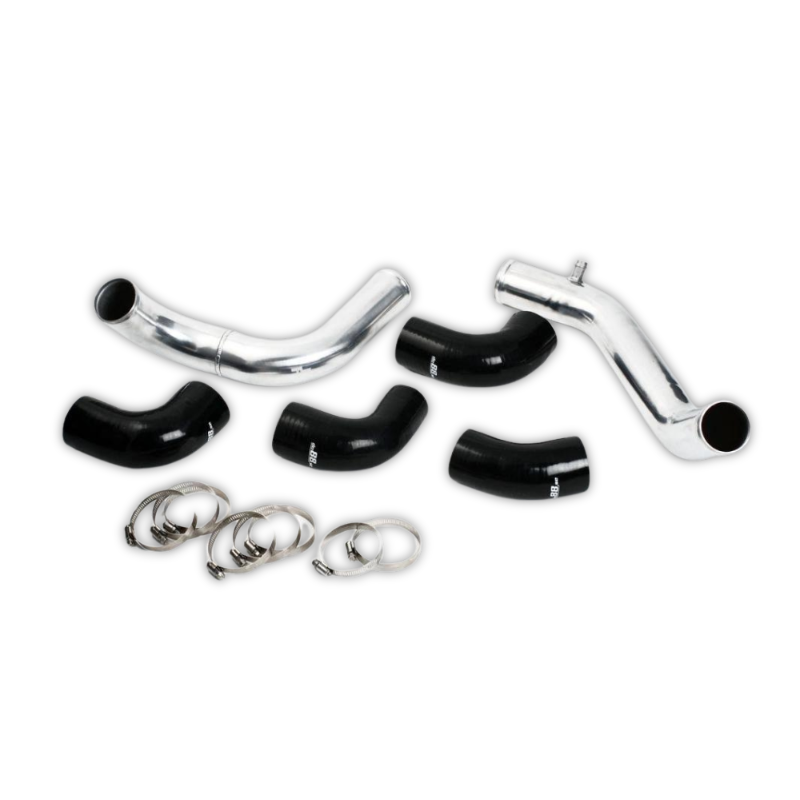 Volvo 7/940 Turbo Central connection pipe kit, black hoses, 3'' throttle body