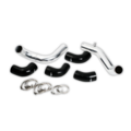 Volvo 7/940 Turbo Central connection pipe kit, black hoses, 3'' throttle body
