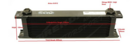 Setrab Oil cooler 13 row (358mm)