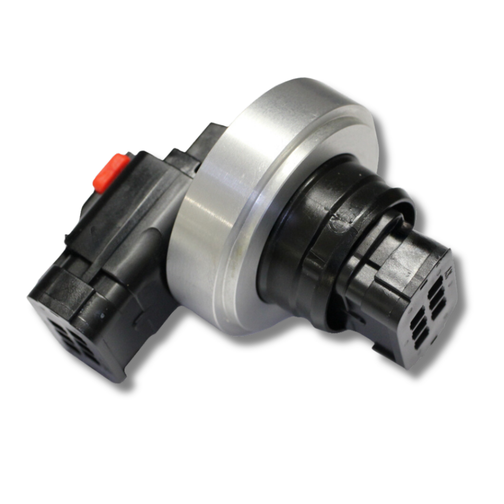 Contact tank feedthrough universal with welding flange in aluminum
