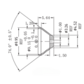 1.0mm Oil restrictor adapter AN4