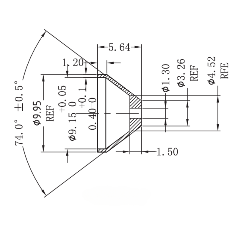 1.3mm Oil restrictor adapter AN4