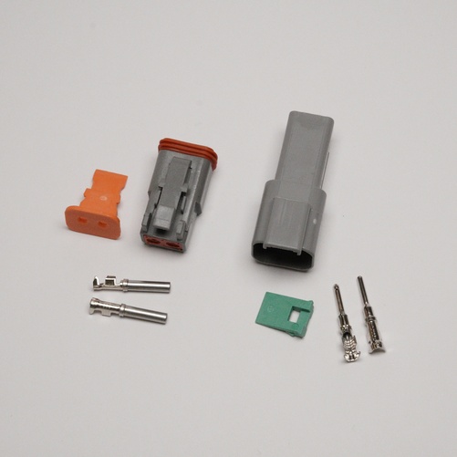 Connector 2-pin DT series male + Female