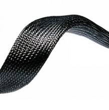 Braided heat protection sleeve for cables 19mm