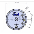 SPD Fuel pump hanger 200mm