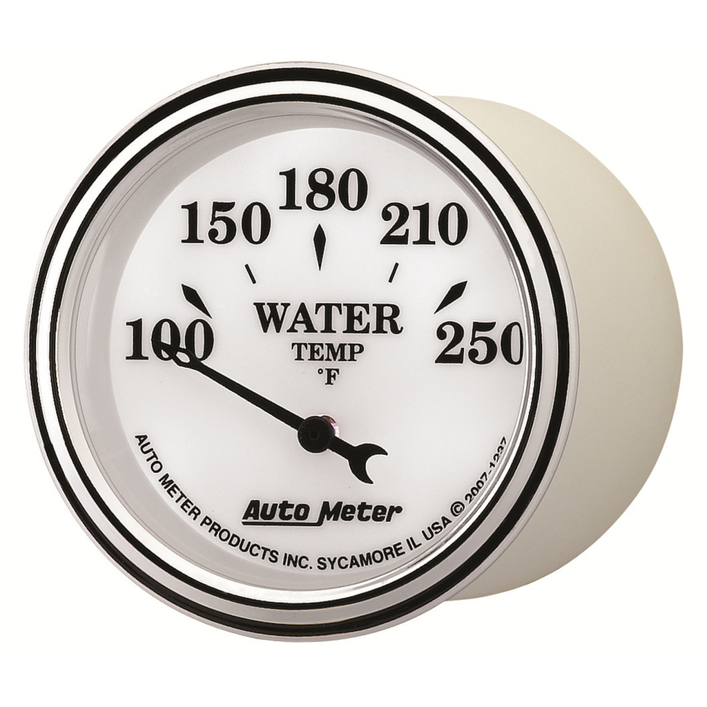 2-1/16" Water Temperature, 100-250 °F, Old-Tyme White Ii
