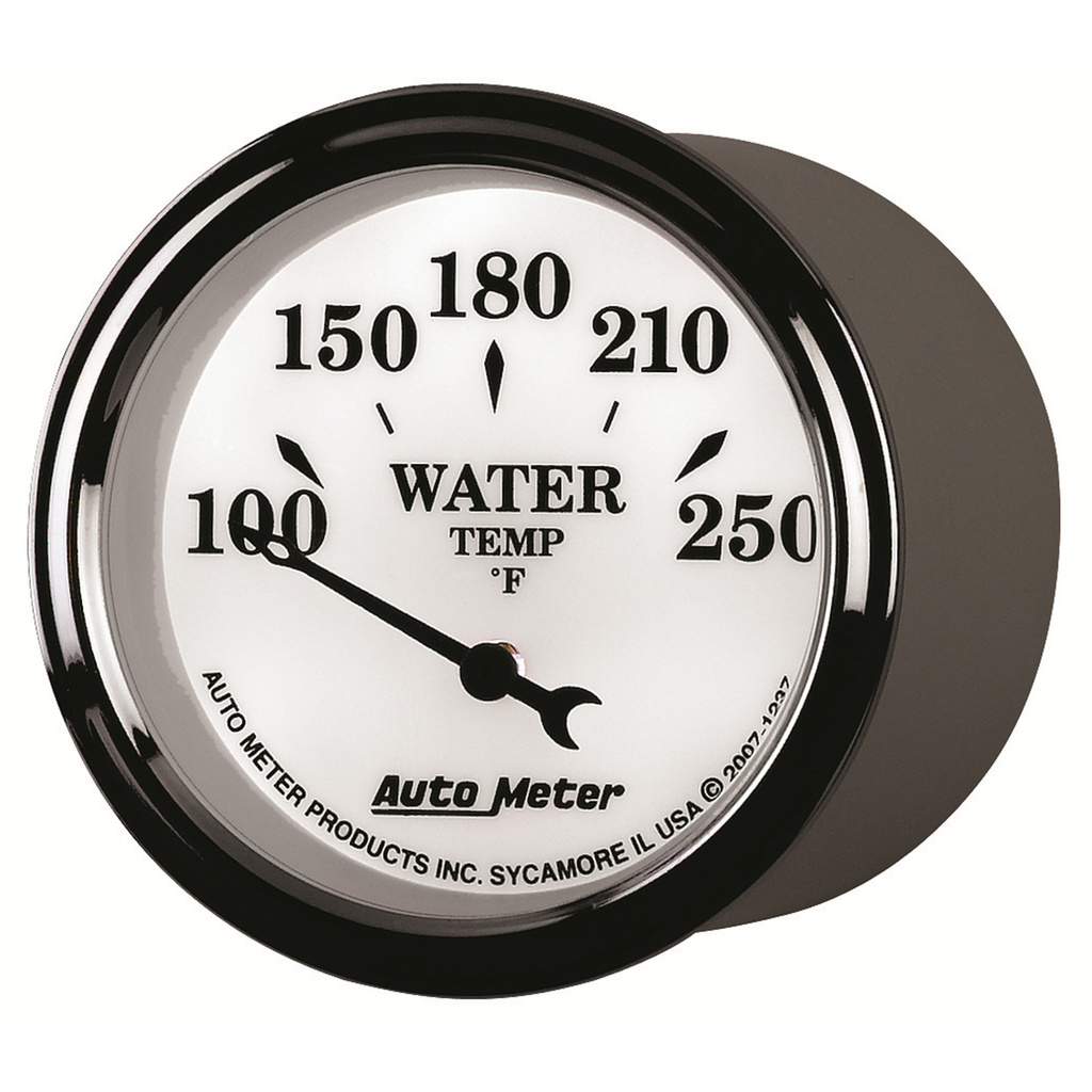 2-1/16" Water Temperature, 100-250 °F, Old-Tyme White Ii