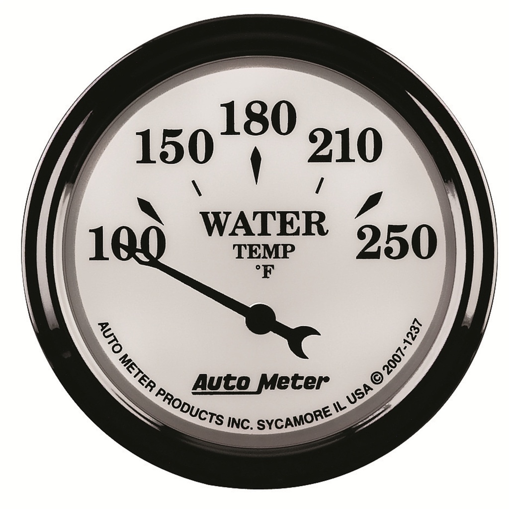 2-1/16" Water Temperature, 100-250 °F, Old-Tyme White Ii