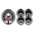5 Pc. Gauge Kit, 3-3/8" & 2-1/16", Elec. Speedometer, American Muscle