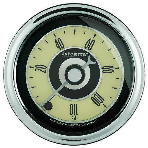 2-1/16" Oil Pressure, 0-100 Psi, Cruiser Ad